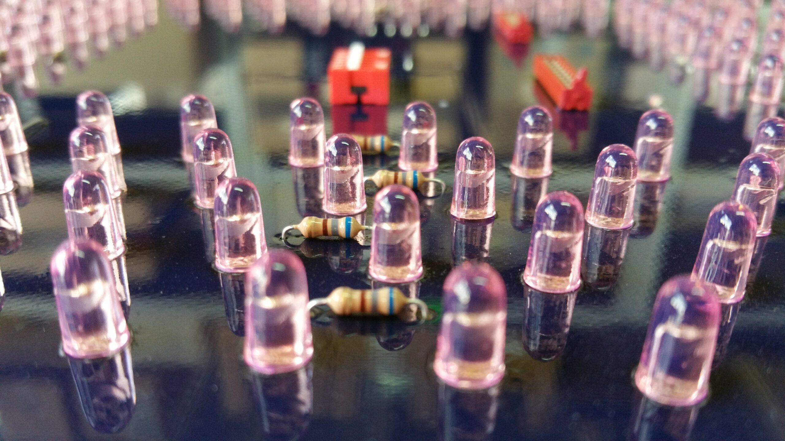 Close-up of electronic components